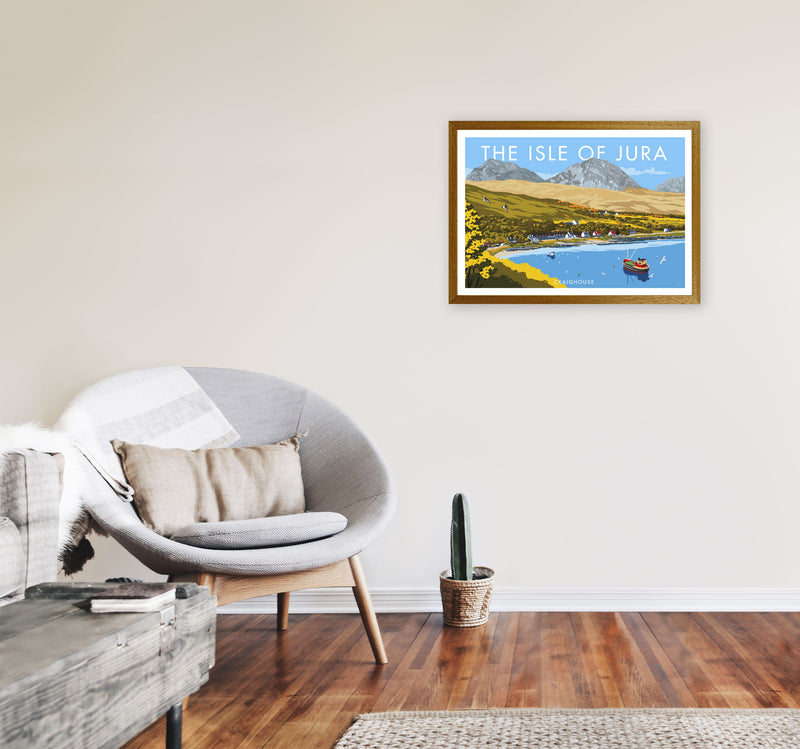 The Isle Of Jura Craighouse Art Print by Stephen Millership A2 Print Only