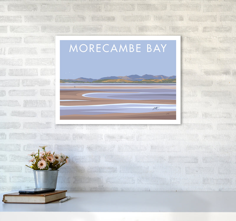 Morecambe Bay Travel Art Print By Stephen Millership A2 Black Frame