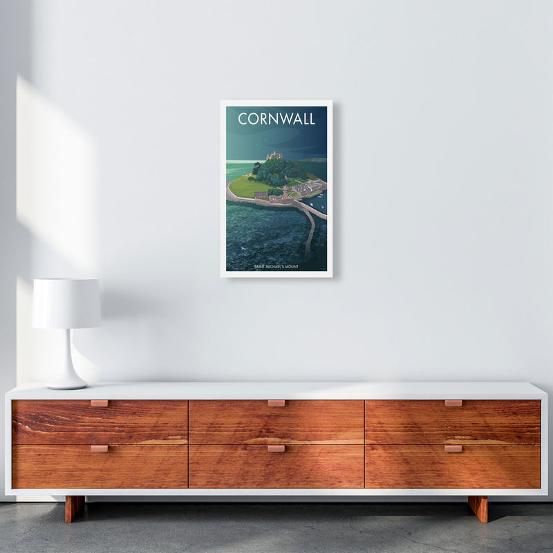 Cornwall St Micheal's Mount Art Print by Stephen Millership 30x40 Travel Canvas