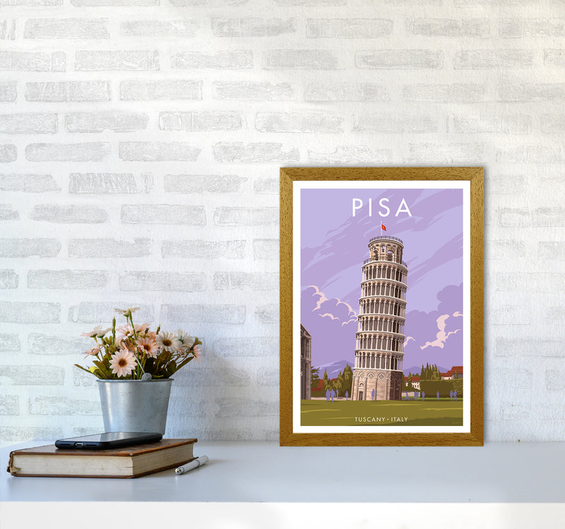 Pisa Travel Art Print By Stephen Millership A3 Print Only