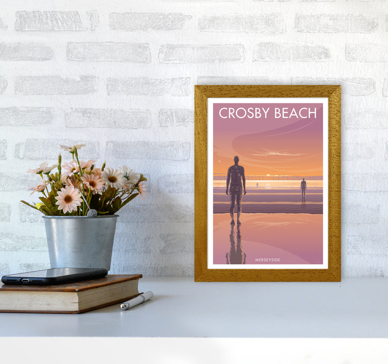 Crosby Beach Travel Art Print By Stephen Millership A4 Print Only