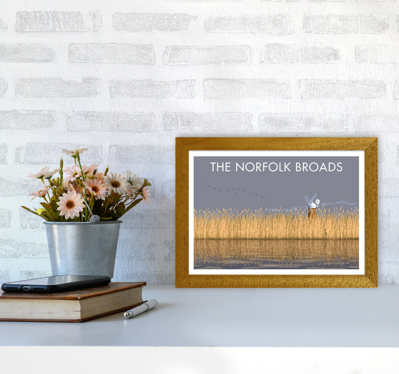 Norfolk Broads Travel Art Print By Stephen Millership A4 Print Only