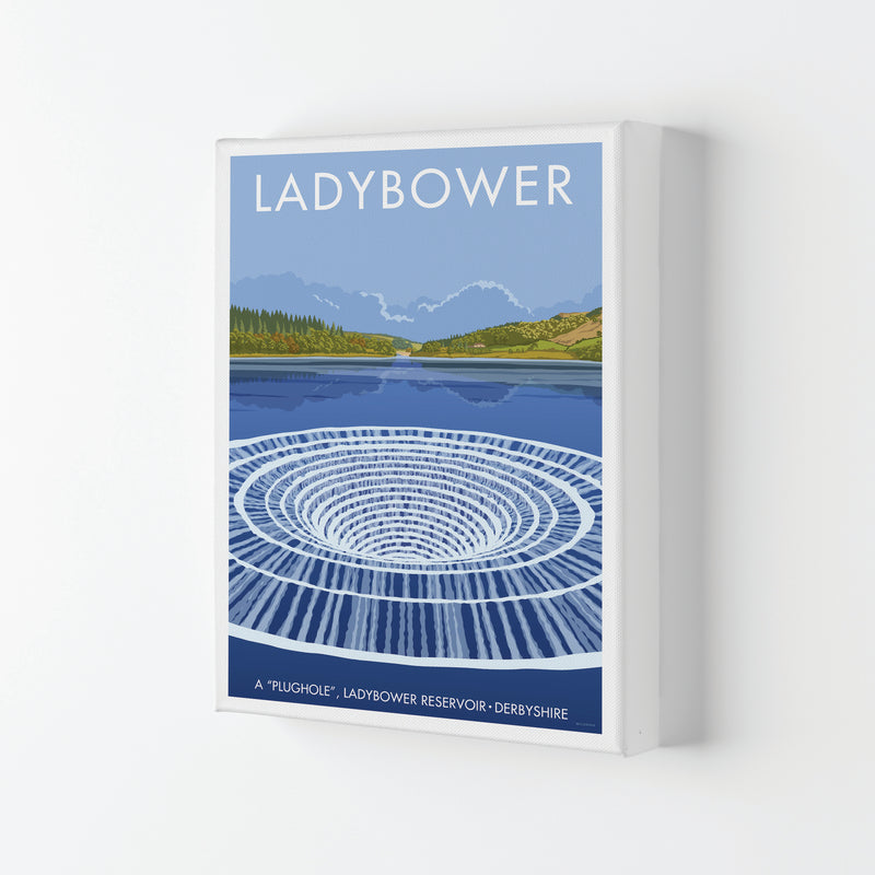 Derbyshire Ladybower Travel Art Print By Stephen Millership Canvas