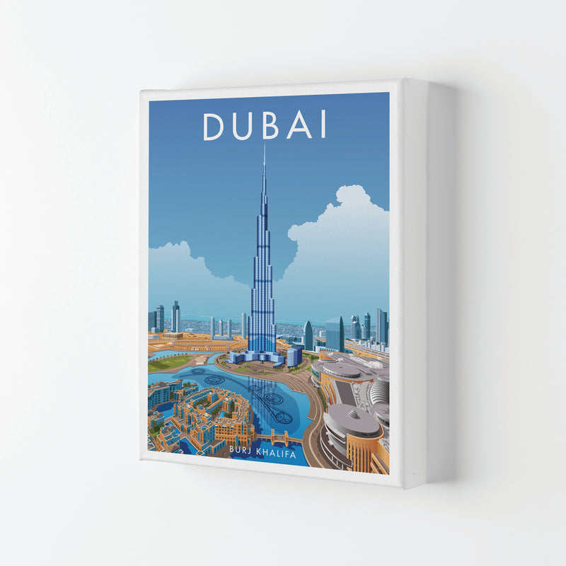 Dubai Travel Art Print By Stephen Millership Canvas