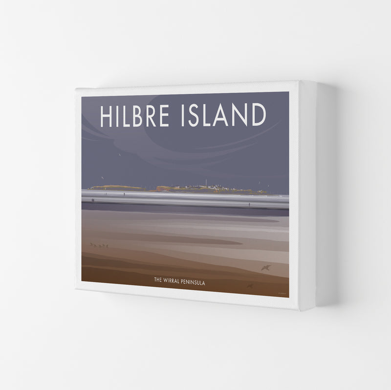 Wirral Hilbre Island Art Print by Stephen Millership Canvas