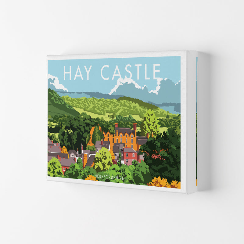 Hay Castle by Stephen Millership Canvas