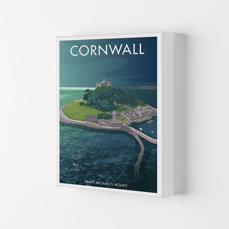 Cornwall St Micheal's Mount Art Print by Stephen Millership Canvas