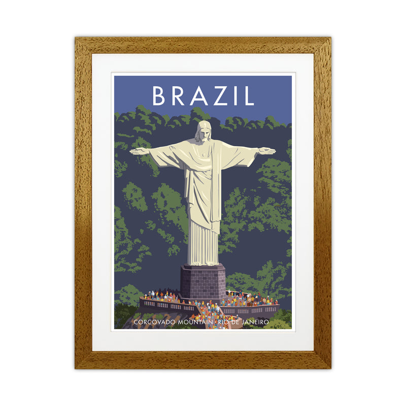 Brazil Travel Art Print By Stephen Millership Oak Grain