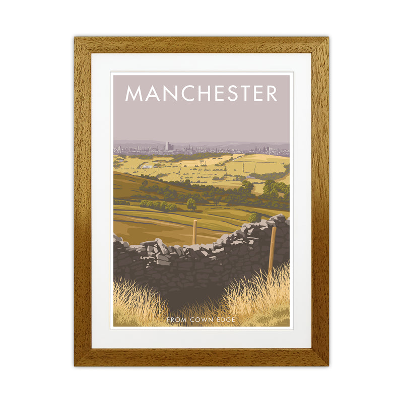 Manchester Cown Edge Travel Art Print By Stephen Millership Oak Grain