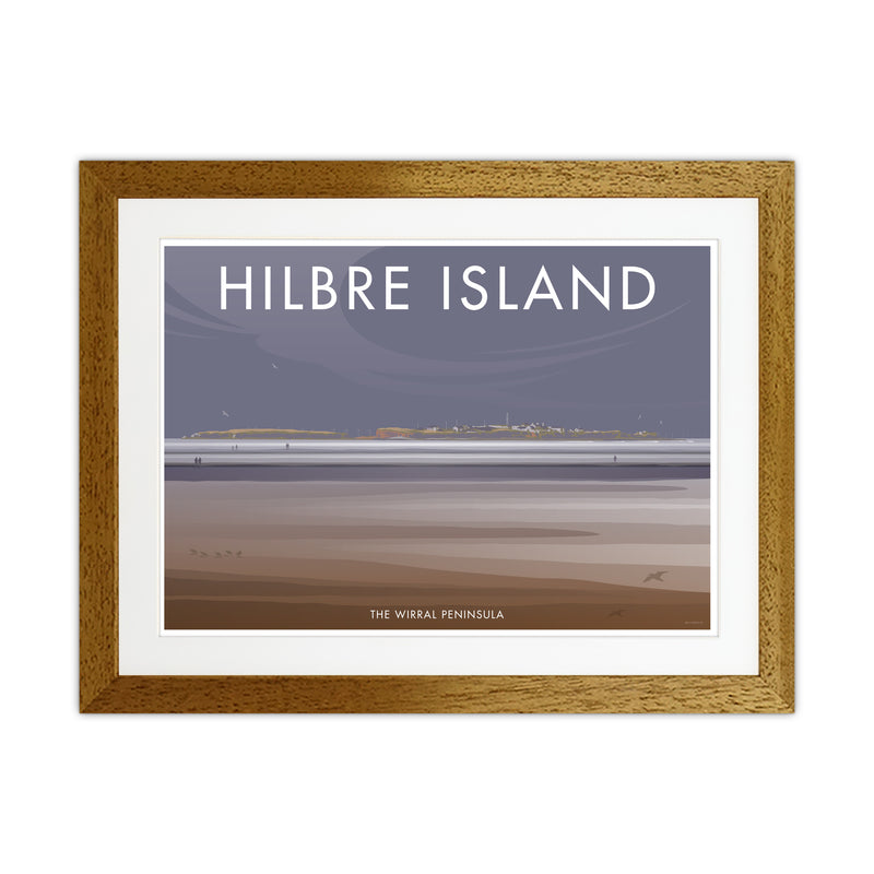Wirral Hilbre Island Art Print by Stephen Millership Oak Grain