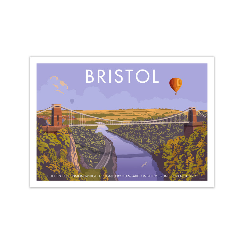 Bristol Clifton Travel Art Print By Stephen Millership Print Only