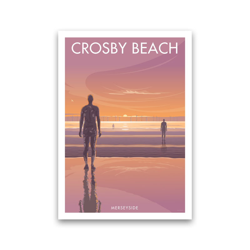 Crosby Beach Travel Art Print By Stephen Millership Print Only