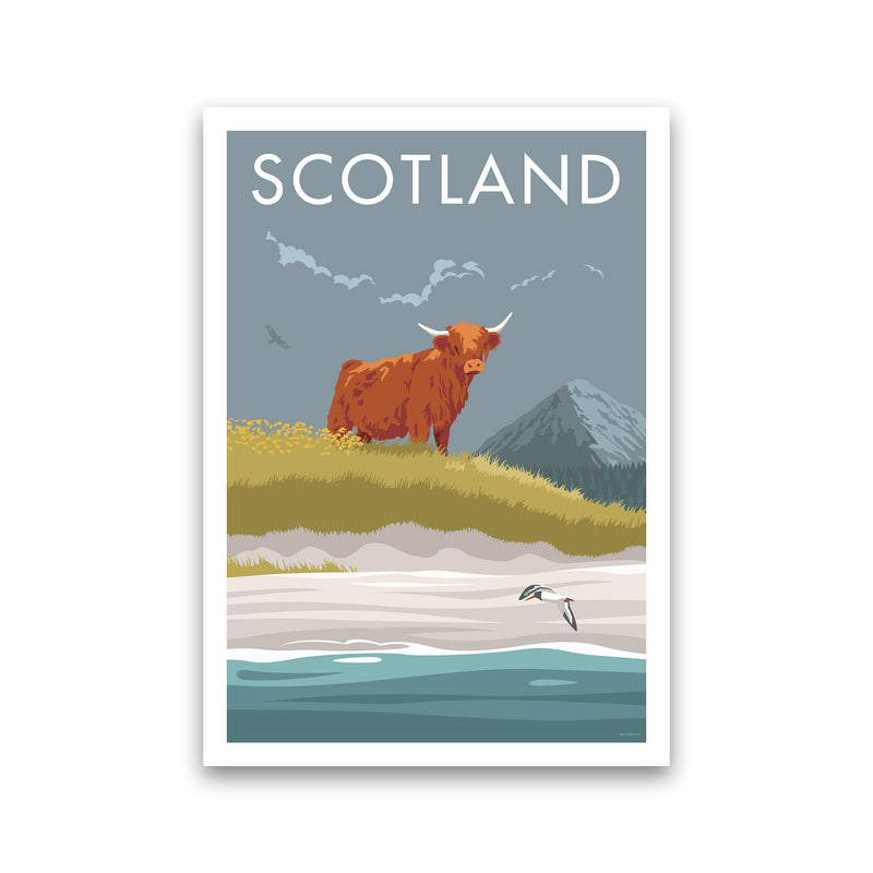 Scotland Angus Travel Art Print By Stephen Millership Print Only