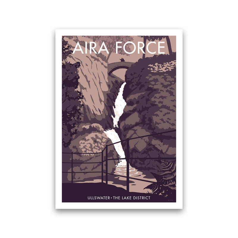 Aira Force Art Print by Stephen Millership, Framed Wall Art Print Only