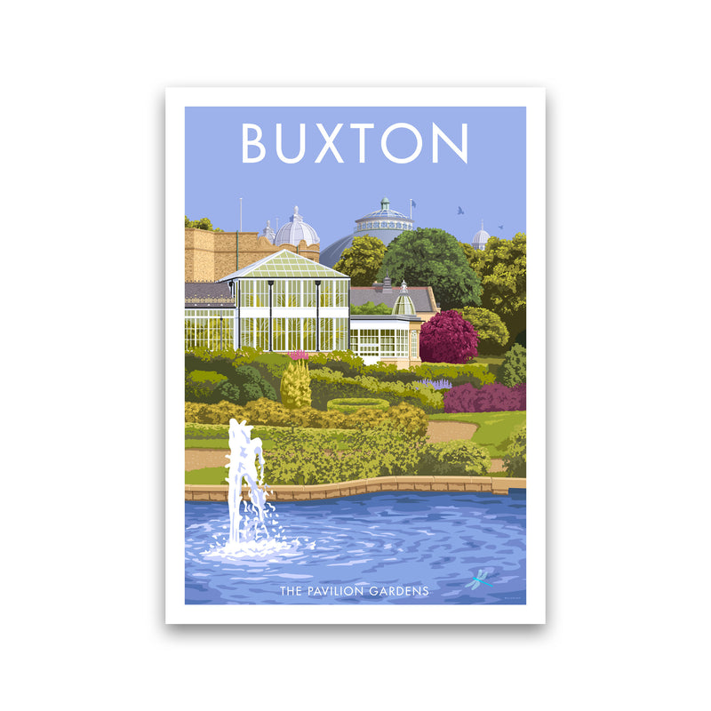 Buxton Derbyshire Travel Art Print by Stephen Millership Print Only