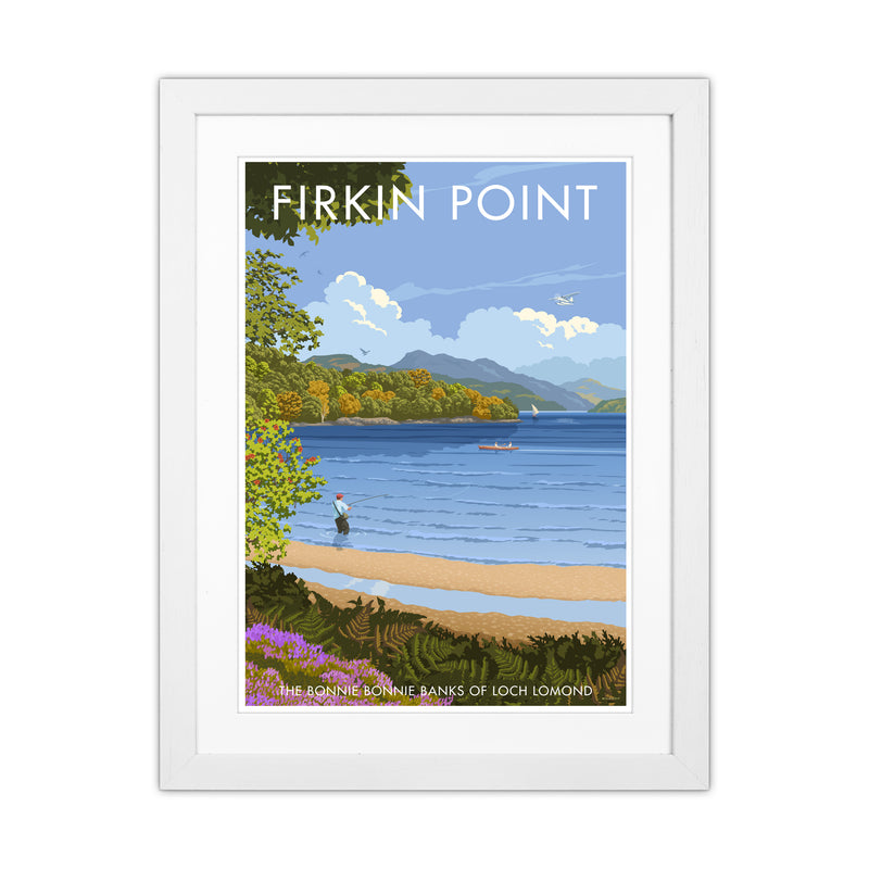 Firkin Point Art Print by Stephen Millership White Grain
