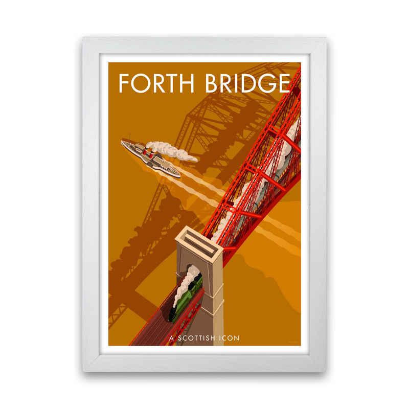 Forth Bridge by Stephen Millership White Grain