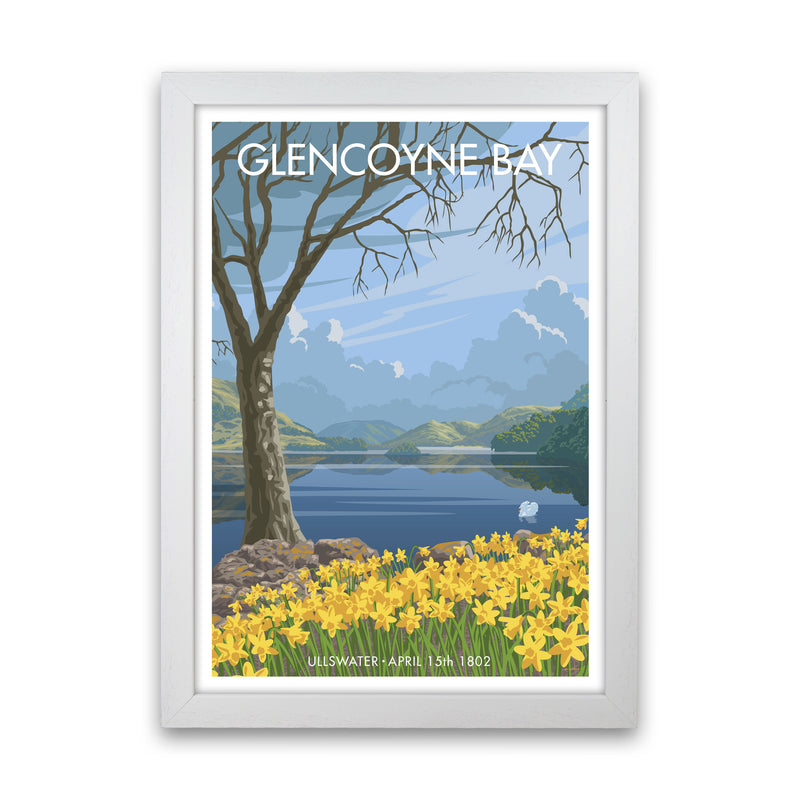 Glencoyne Bay Ullswater Art Print by Stephen Millership White Grain