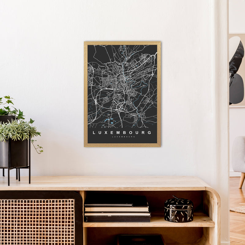 Luxembourg Art Print by UrbanMaps A2 Print Only
