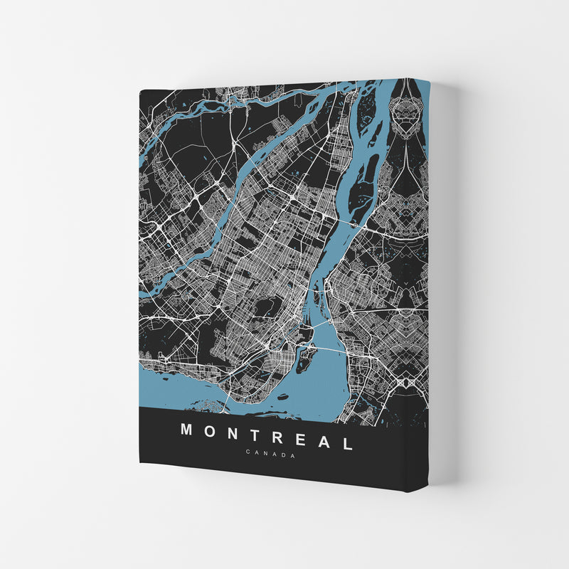 Montreal Art Print by UrbanMaps Canvas