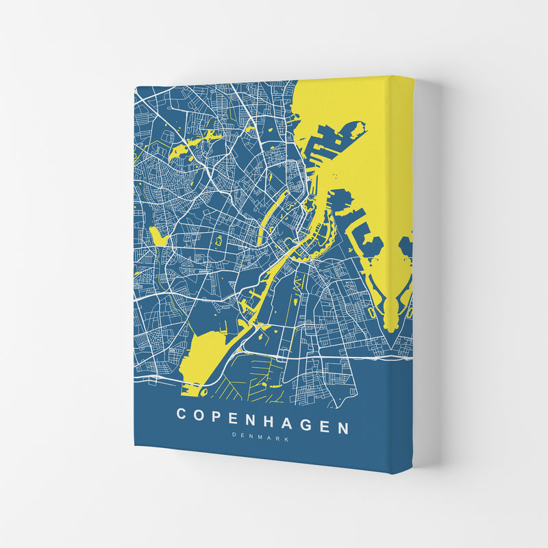 Copenhagen I Art Print by UrbanMaps Canvas