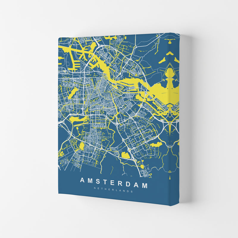Amsterdam I Art Print by UrbanMaps Canvas