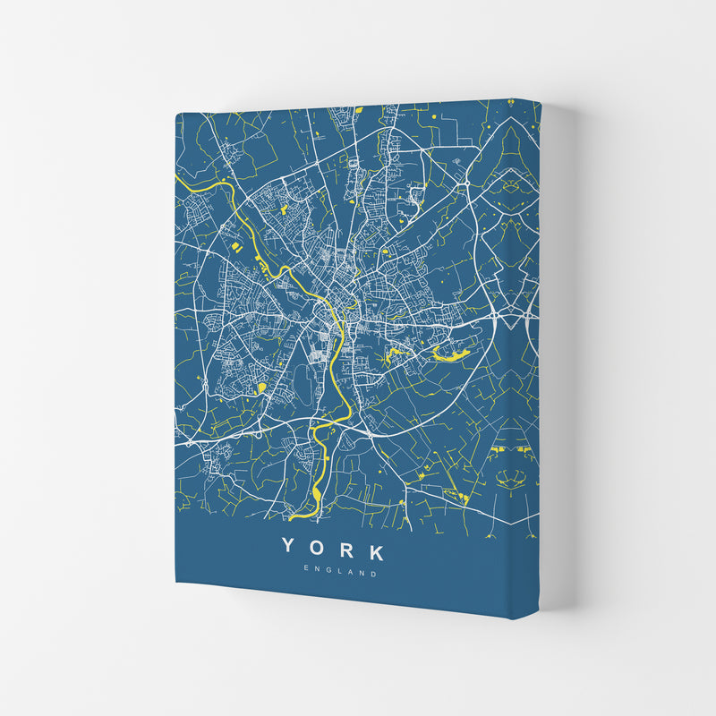 York II Art Print by UrbanMaps Canvas