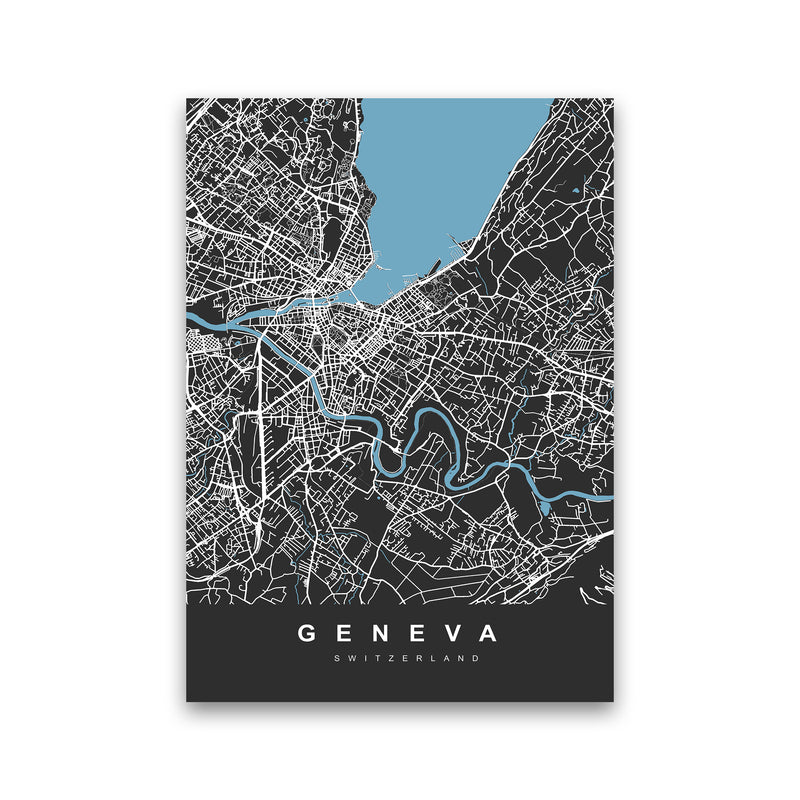 Geneva Art Print by UrbanMaps Print Only