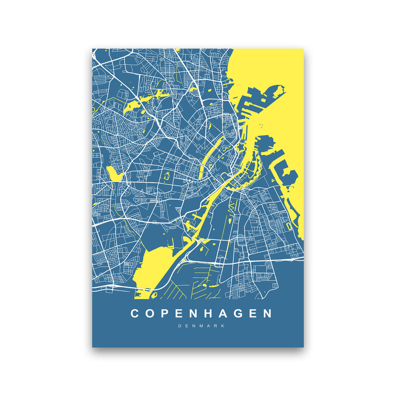 Copenhagen I Art Print by UrbanMaps Print Only