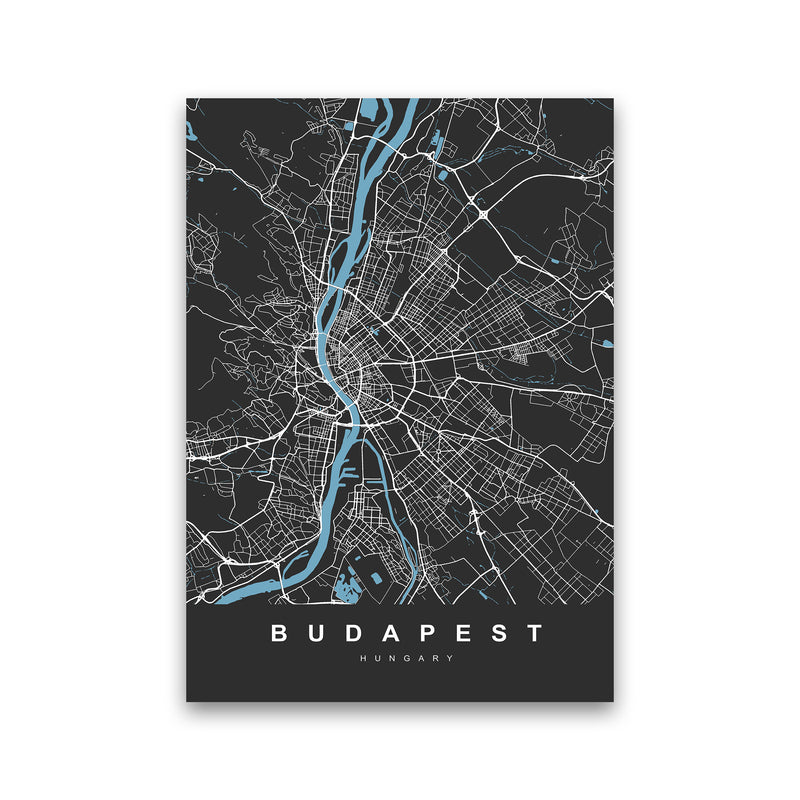 Budapest Art Print by UrbanMaps Print Only