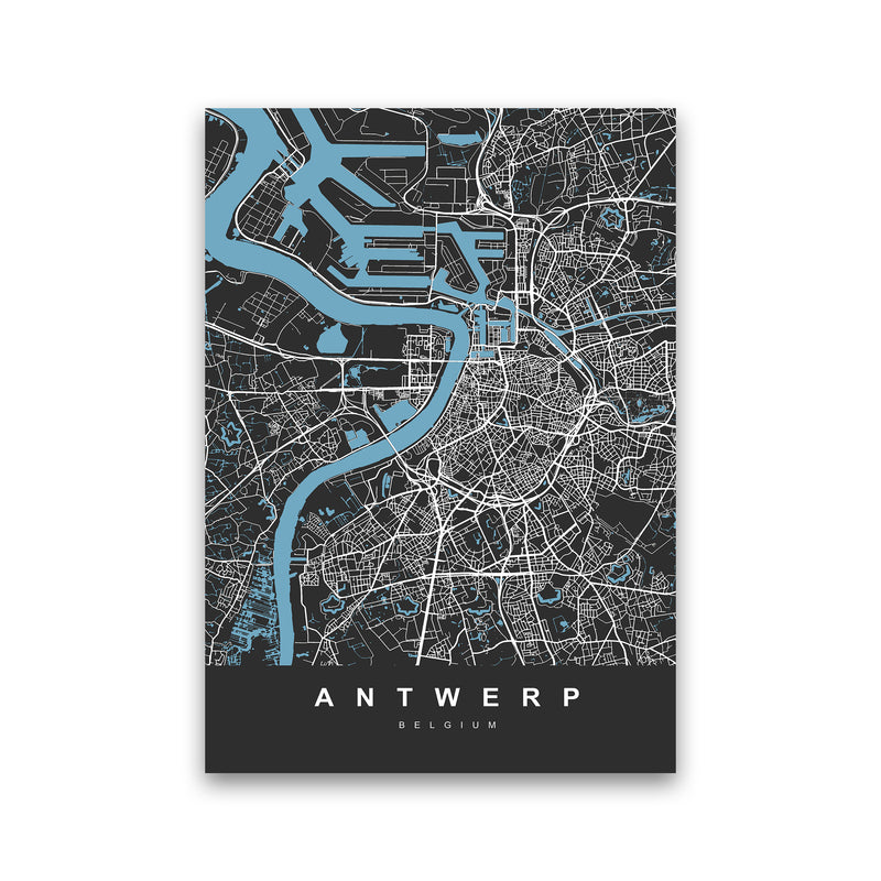 Antwerp Art Print by UrbanMaps Print Only
