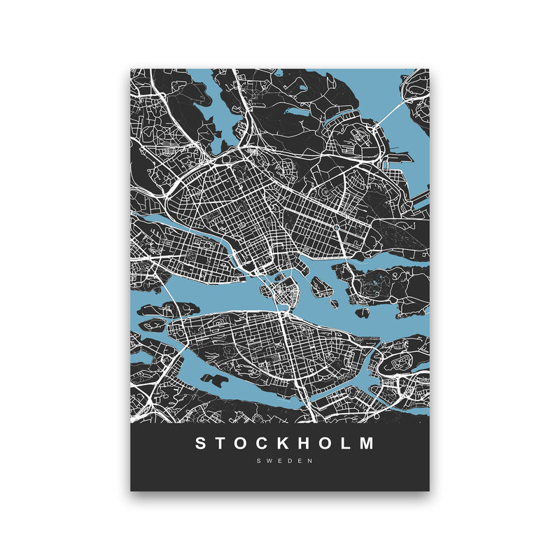 Stockholm Art Print by UrbanMaps Print Only