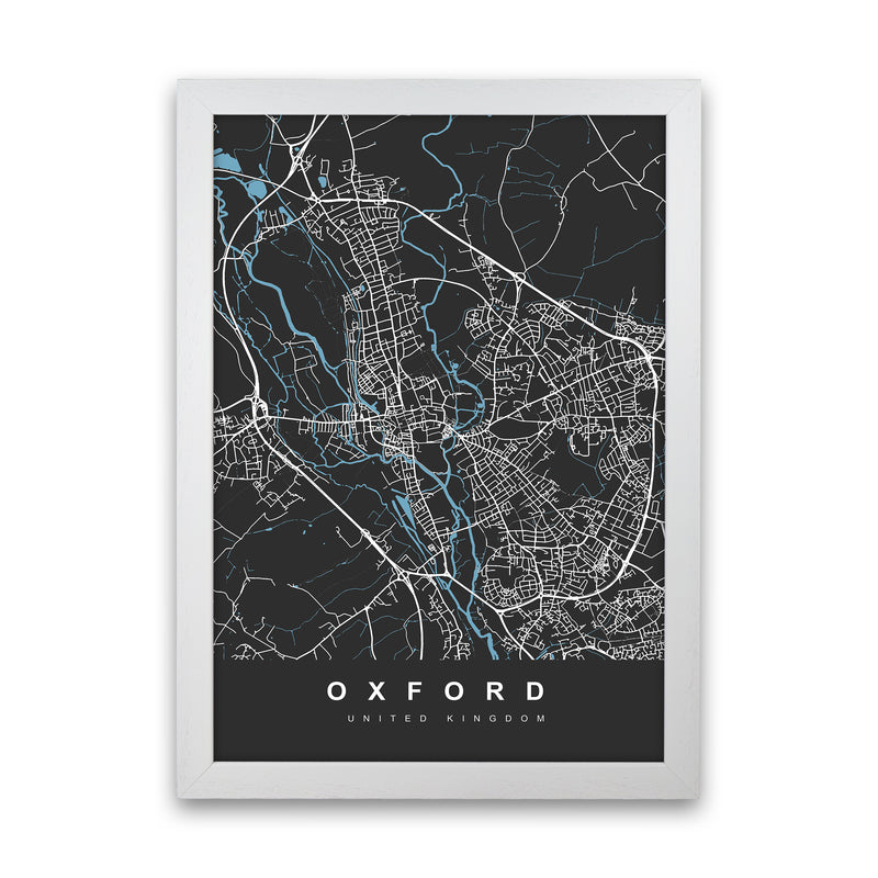 Oxford IV Art Print by UrbanMaps White Grain