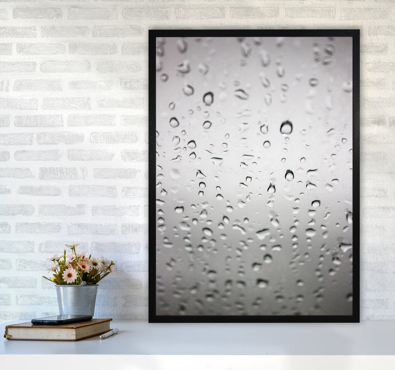 Touch of Rain Photography Print by Victoria Frost A1 White Frame