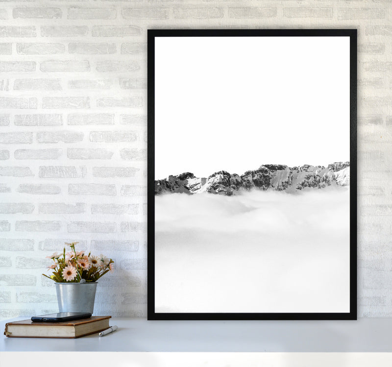Mountains Divide Photography Print by Victoria Frost A1 White Frame