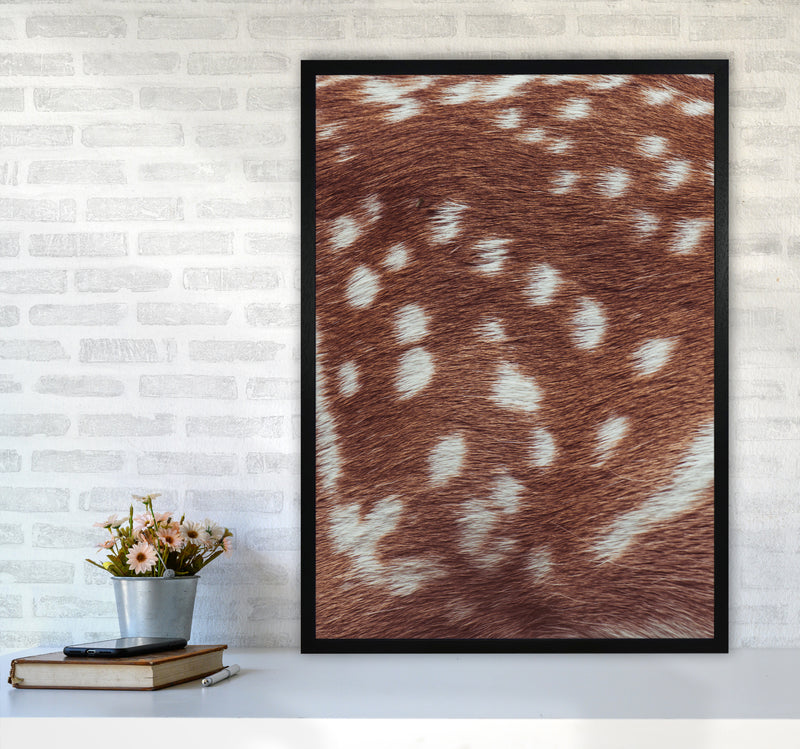 Deer skin Photography Print by Victoria Frost A1 White Frame