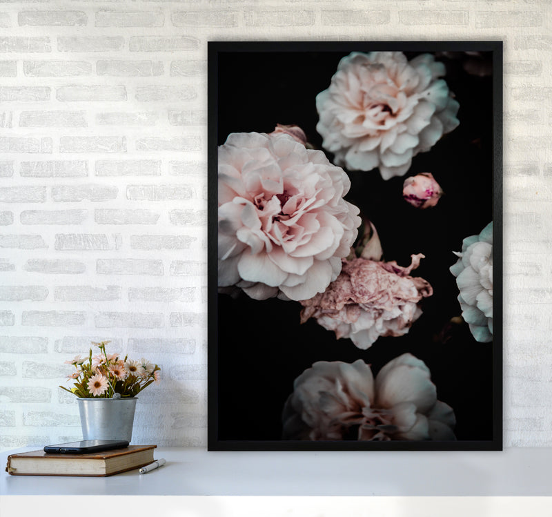 Crisp Pink Photography Print by Victoria Frost A1 White Frame
