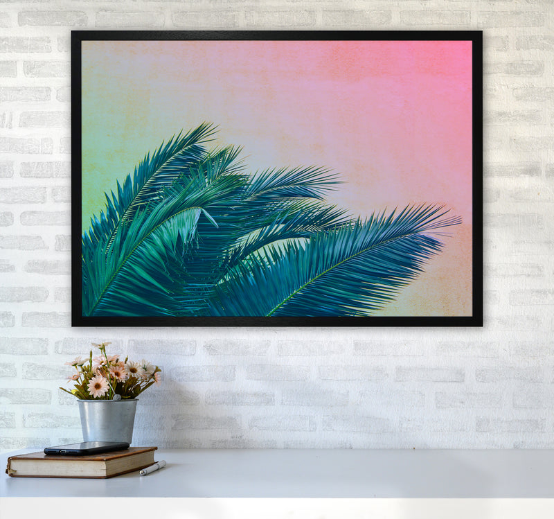 Botanical Palms Photography Print by Victoria Frost A1 White Frame