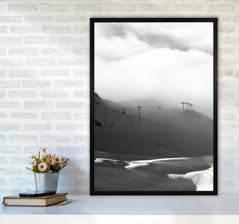 Above and beyond the Mountain Photography Print by Victoria Frost A1 White Frame