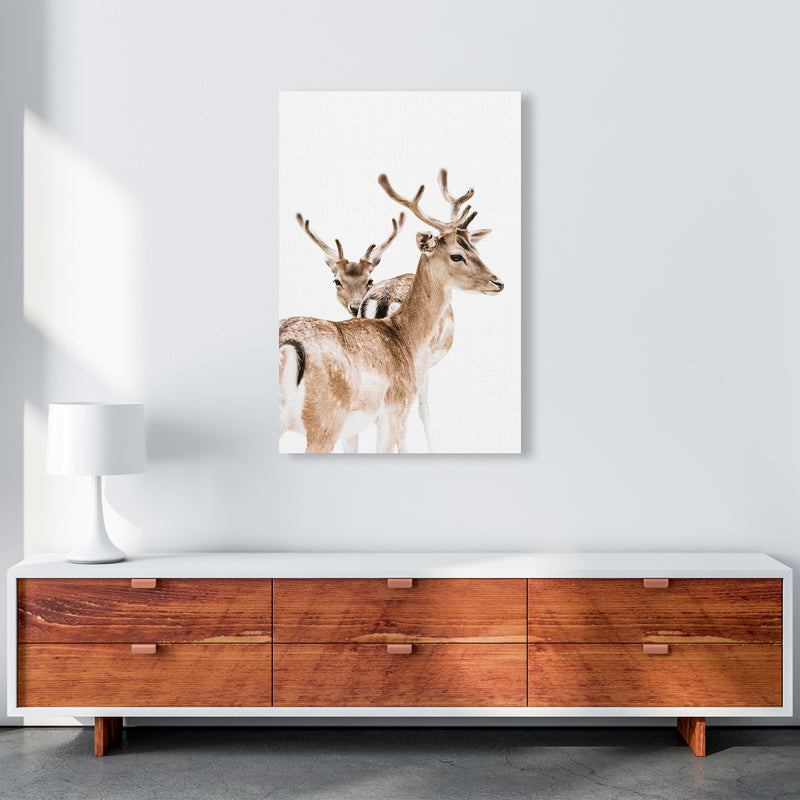 Deers II Photography Print by Victoria Frost A1 Canvas