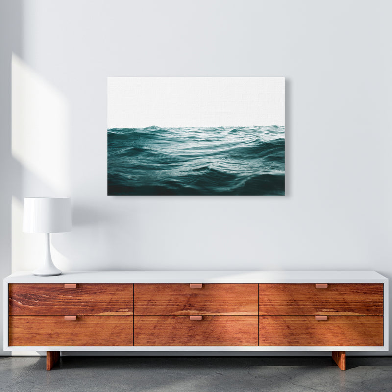Blue Ocean Waves Photography Print by Victoria Frost A1 Canvas
