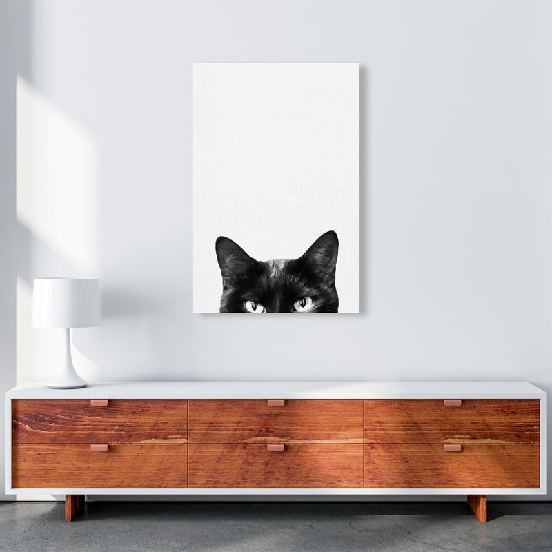 Black Cat Photography Print by Victoria Frost A1 Canvas