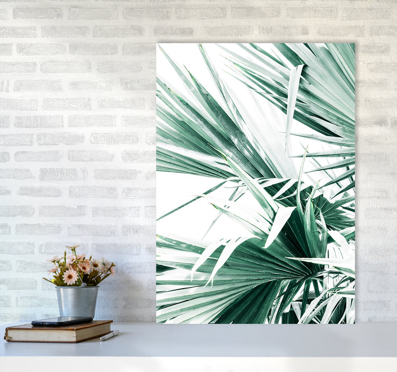 Palm Leaves II Photography Print by Victoria Frost A1 Black Frame