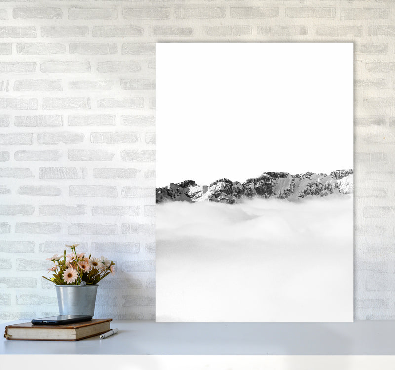 Mountains Divide Photography Print by Victoria Frost A1 Black Frame