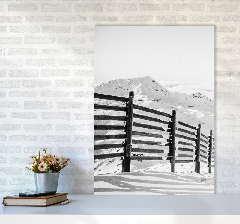 Going down the Mountain Photography Print by Victoria Frost A1 Black Frame