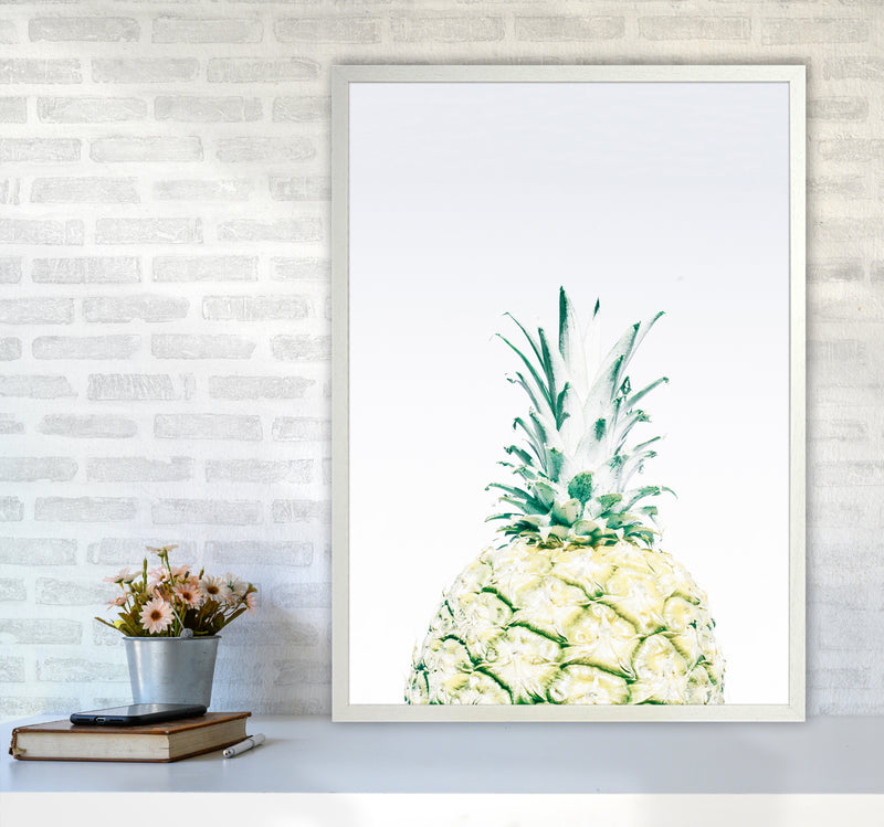 Pineapple Photography Print by Victoria Frost A1 Oak Frame