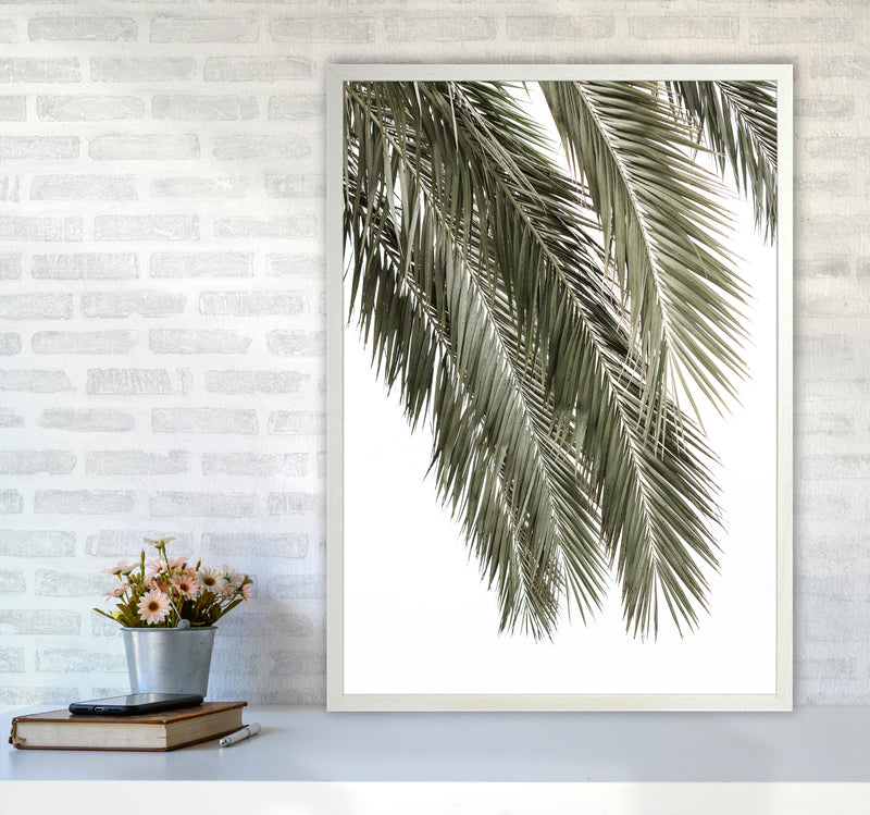 Palms Photography Print by Victoria Frost A1 Oak Frame