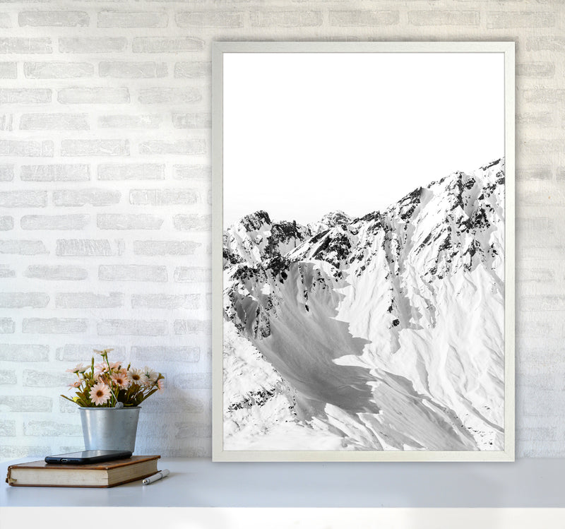 Mountains Edge Photography Print by Victoria Frost A1 Oak Frame