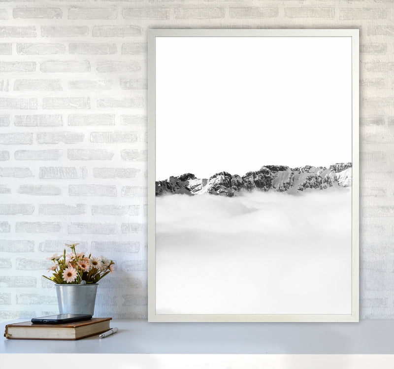 Mountains Divide Photography Print by Victoria Frost A1 Oak Frame