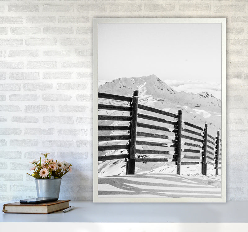 Going down the Mountain Photography Print by Victoria Frost A1 Oak Frame